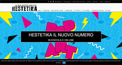 Desktop Screenshot of hestetika.it